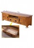 Drake TV Cabinet  W150cm - Solid Oak